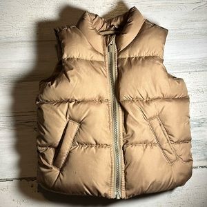 Old Navy 18-24 Month Puffer Vest Tan/Brown
